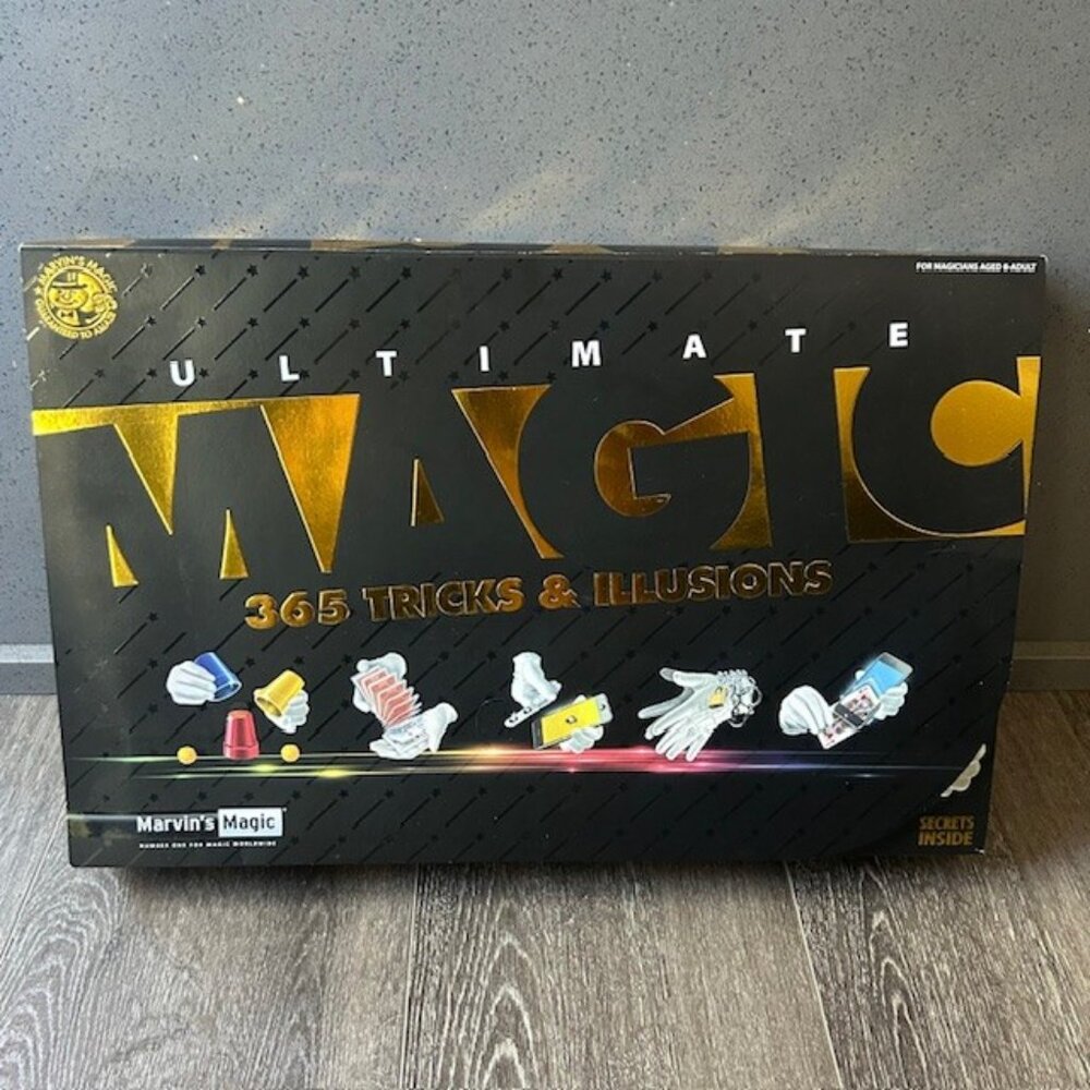 Marvin's Magic Kit 365 Tricks And Illusions Ages 8+